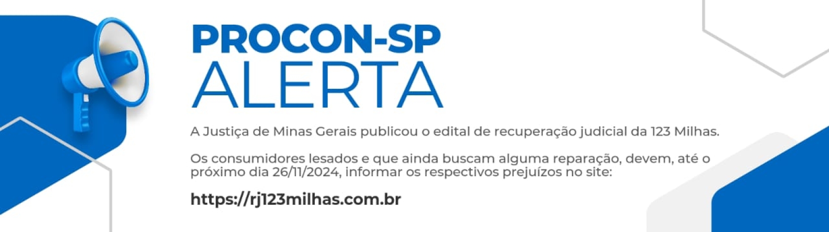 Justia de Minas Gerais e 123Milhas, prazo at dia 26/11/2024