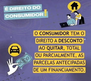  assegurado ao consumidor a liquidao antecipada do dbito, total ou parcialmente, mediante redu